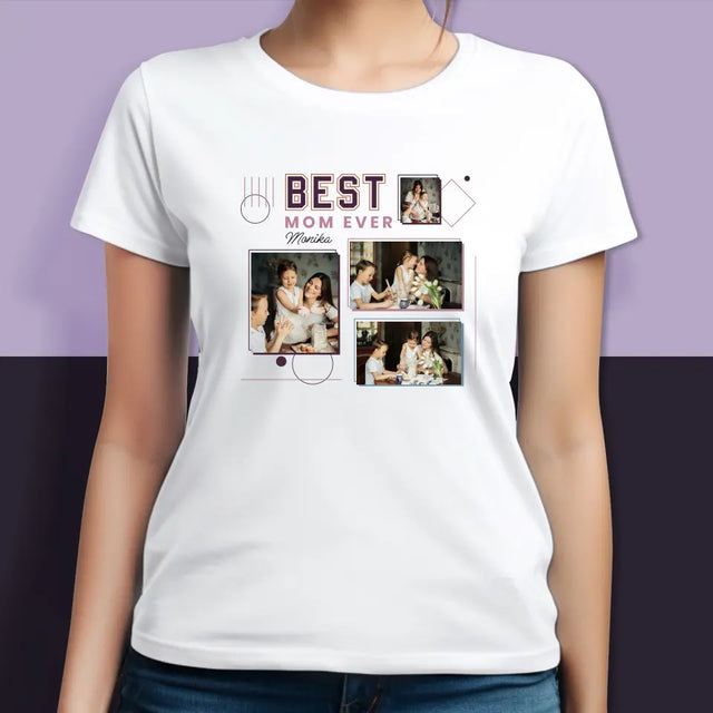 Fotokolaż: Best Parents Ever - Koszulki Dla Par