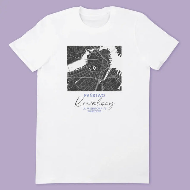 Mapa Miasta: Państwo - Koszulki Dla Par