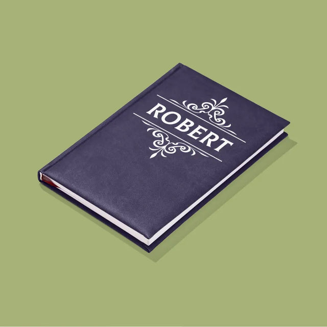 Monogram: Imię Elegant - Notes Książkowy z Nadrukiem