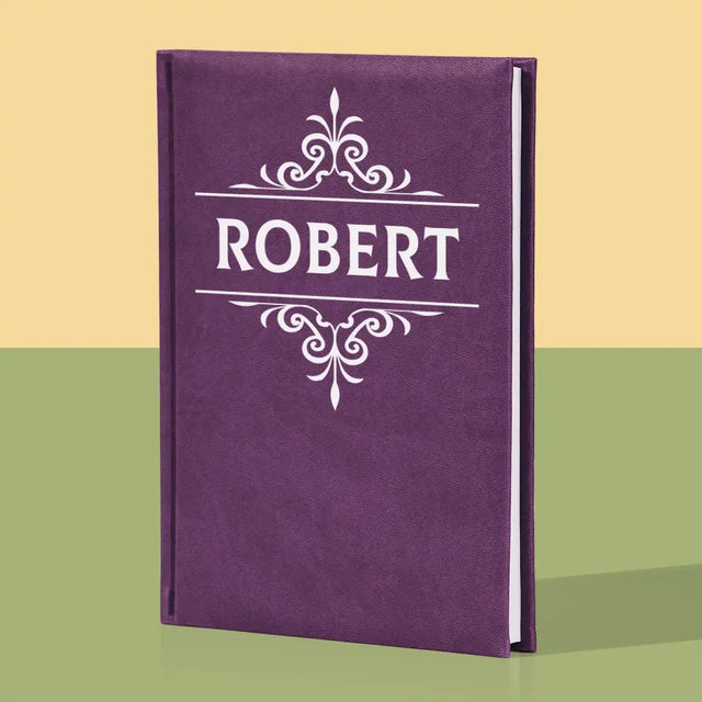 Monogram: Imię Elegant - Notes Książkowy z Nadrukiem