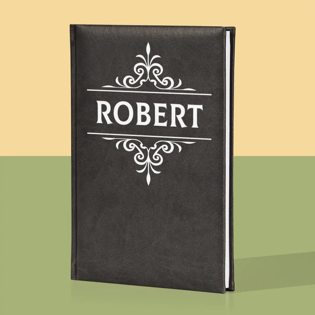 Monogram: Imię Elegant - Notes Książkowy z Nadrukiem