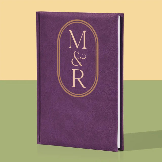 Monogram: Inicjały Klasyczne - Notes Książkowy z Nadrukiem
