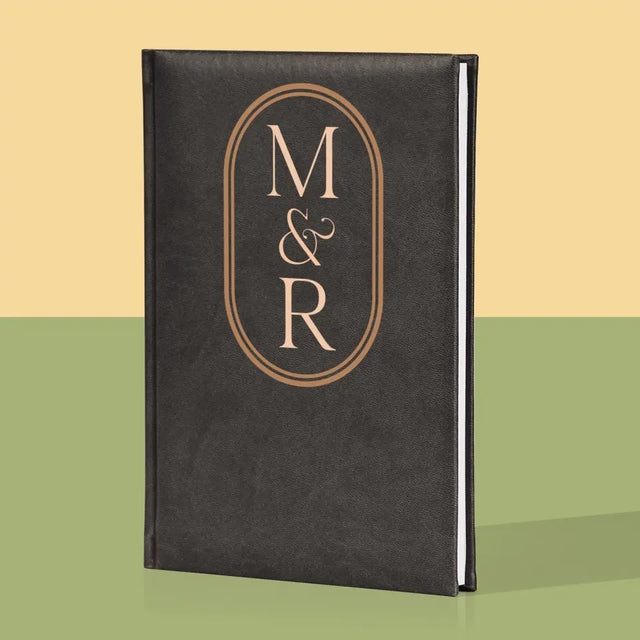 Monogram: Inicjały Klasyczne - Notes Książkowy z Nadrukiem