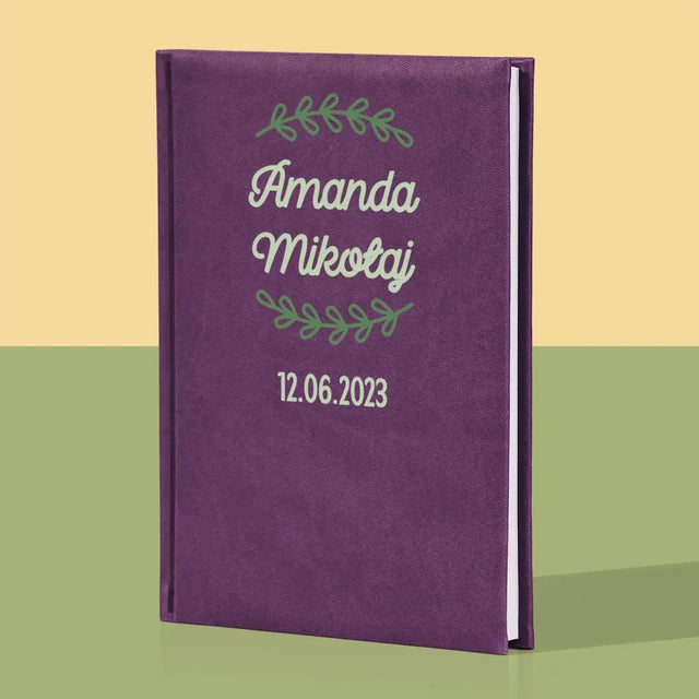 Monogram: Imiona Listki - Notes Książkowy z Nadrukiem