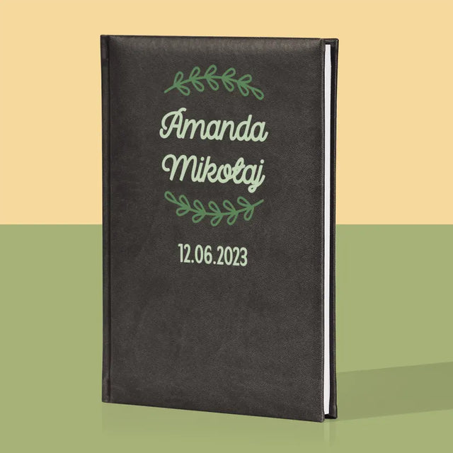 Monogram: Imiona Listki - Notes Książkowy z Nadrukiem