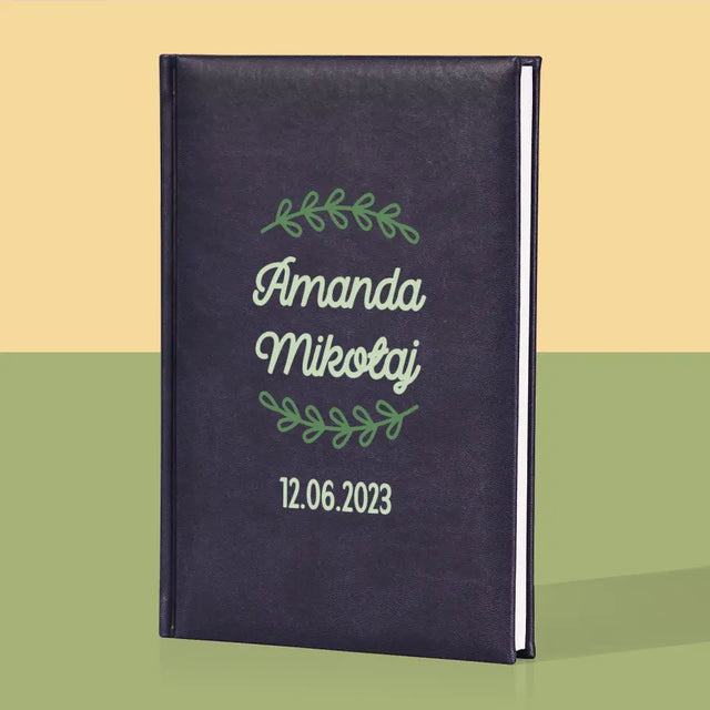 Monogram: Imiona Listki - Notes Książkowy z Nadrukiem