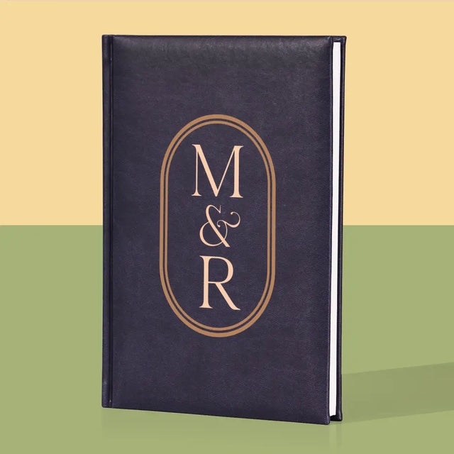 Monogram: Inicjały Klasyczne - Notes Książkowy z Nadrukiem