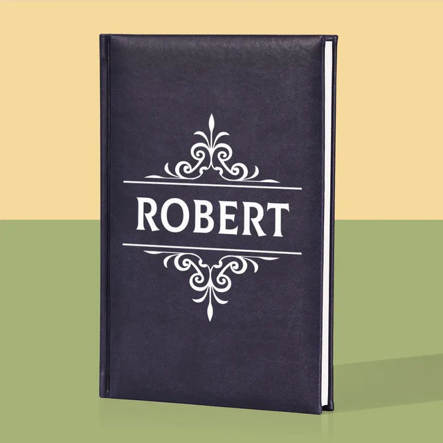 Monogram: Imię Elegant - Notes Książkowy z Nadrukiem