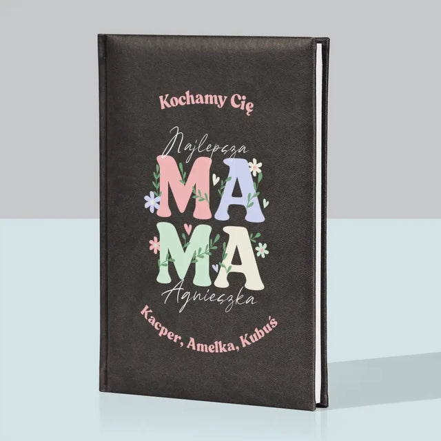 Monogram: Mama Listki - Notes Książkowy z Nadrukiem