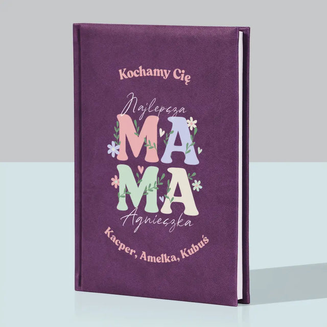 Monogram: Mama Listki - Notes Książkowy z Nadrukiem