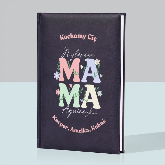 Monogram: Mama Listki - Notes Książkowy z Nadrukiem