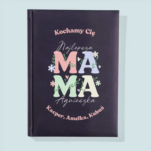 Monogram: Mama Listki - Notes Książkowy z Nadrukiem