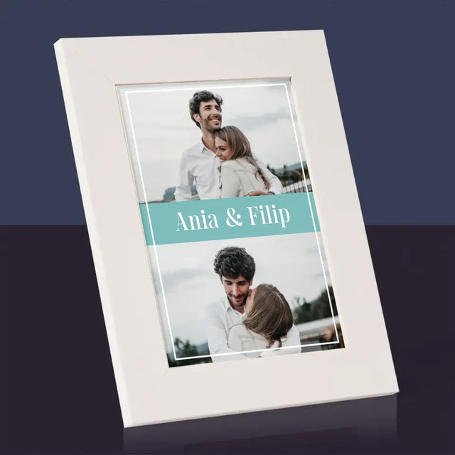 Fotokolaż: Para Imiona - Ramka Na Zdjęcie