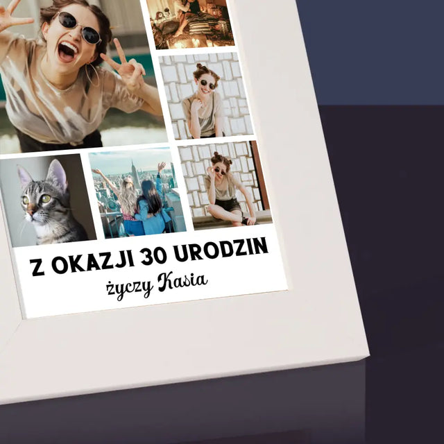Fotokolaż: Urodzinowy - Ramka Na Zdjęcie