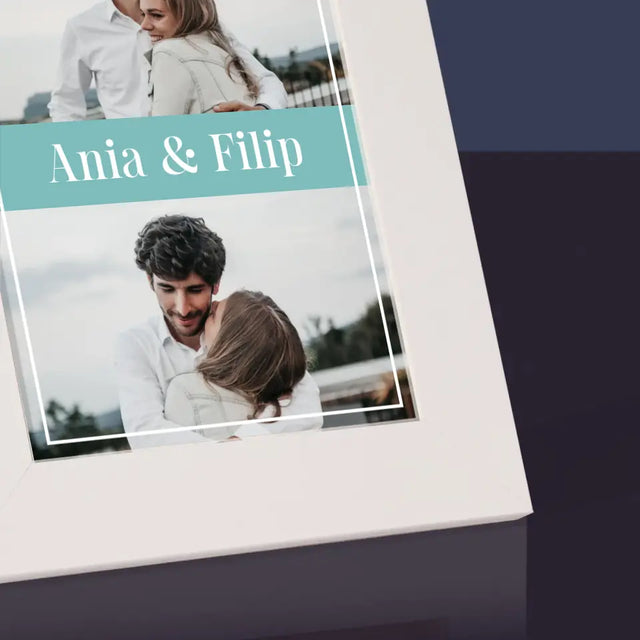 Fotokolaż: Para Imiona - Ramka Na Zdjęcie