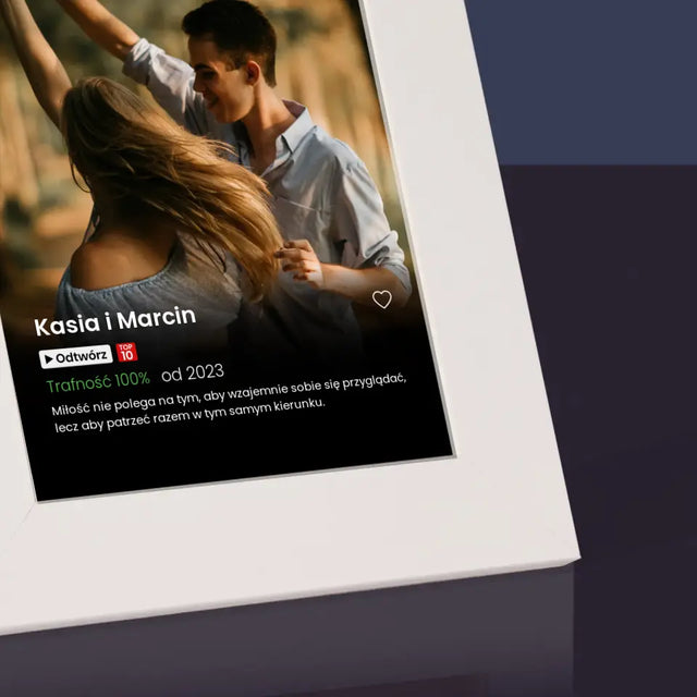 Zdjęcie i Podpis: Plakat Netflix - Ramka Na Zdjęcie