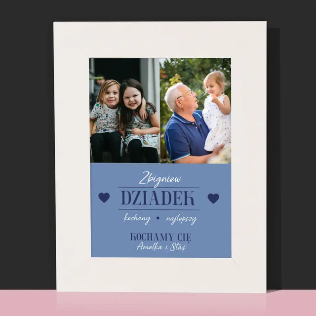 Fotokolaż: Kochany Dziadek - Ramka Na Zdjęcie