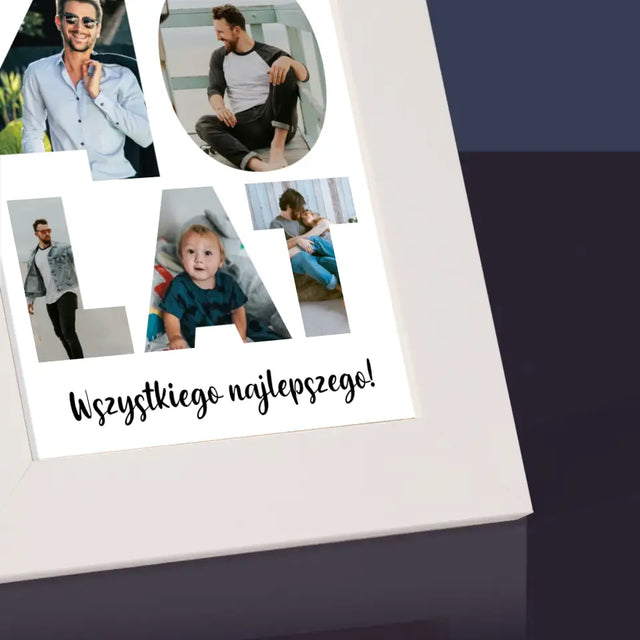 Słowo Ze Zdjęć: 40 Lat - Ramka Na Zdjęcie