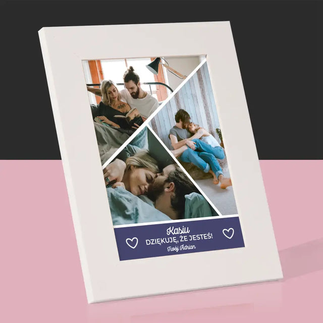 Fotokolaż: Dziękuję, Że Jesteś - Ramka Na Zdjęcie