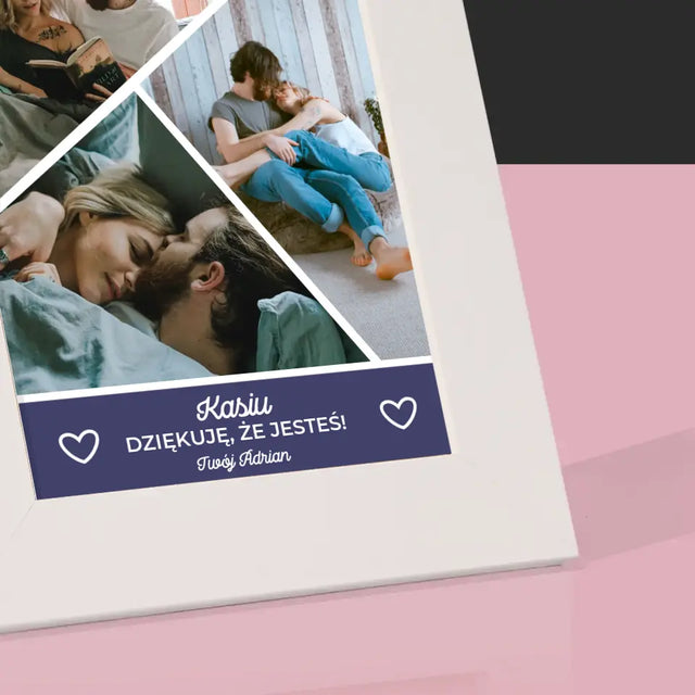 Fotokolaż: Dziękuję, Że Jesteś - Ramka Na Zdjęcie