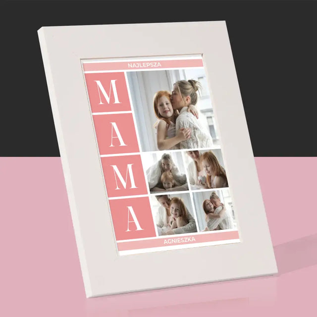 Fotokolaż: Najlepsza Mama - Ramka Na Zdjęcie