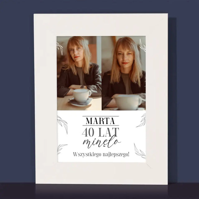 Fotokolaż: 40 Lat Minęło - Ramka Na Zdjęcie