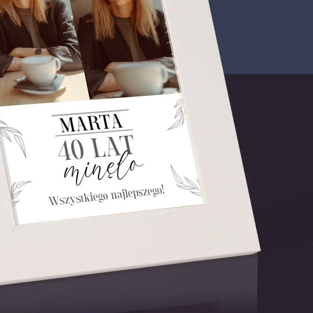 Fotokolaż: 40 Lat Minęło - Ramka Na Zdjęcie