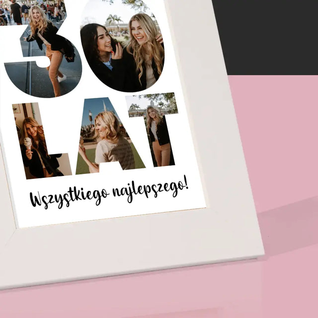 Słowo Ze Zdjęć: 30 Lat - Ramka Na Zdjęcie