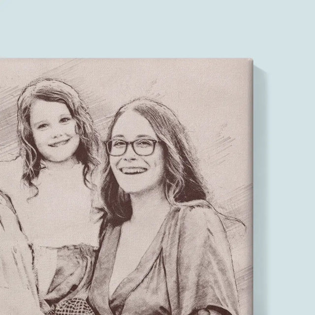 Zdjęcie: Szkic - Obraz Na Płótnie