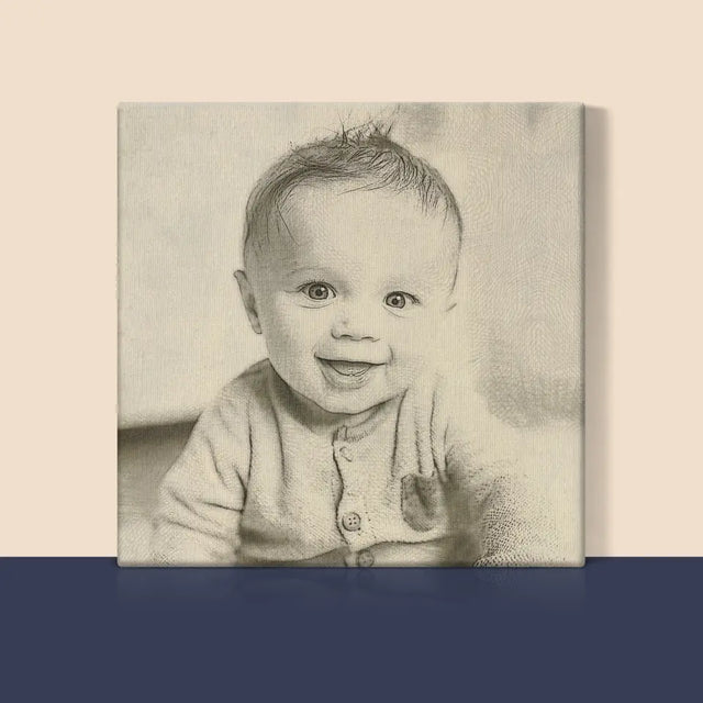 Zdjęcie: Hand Drawing - Obraz Na Płótnie