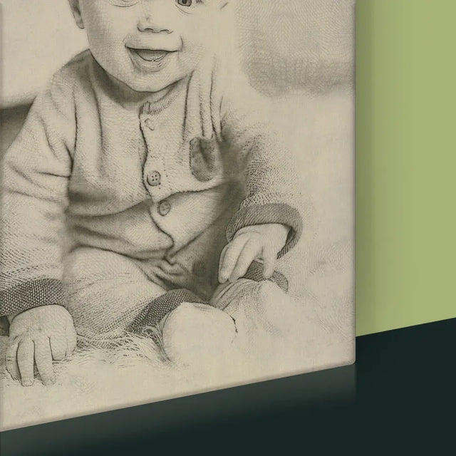 Zdjęcie: Hand Drawing - Obraz Na Płótnie