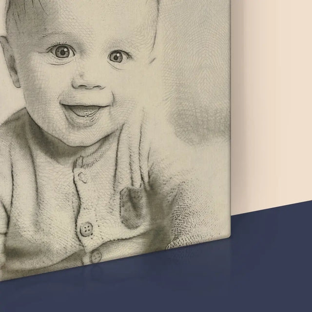 Zdjęcie: Hand Drawing - Obraz Na Płótnie