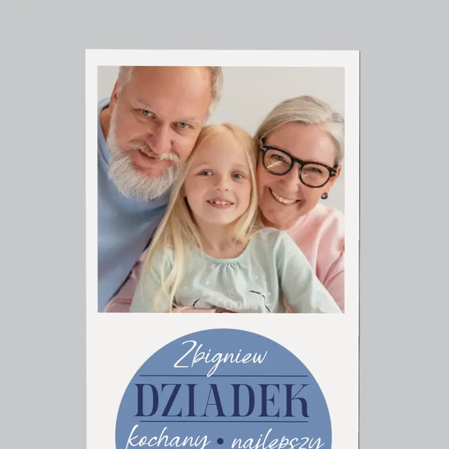 Fotokolaż: Kochany Dziadek - Magnes na lodówkę