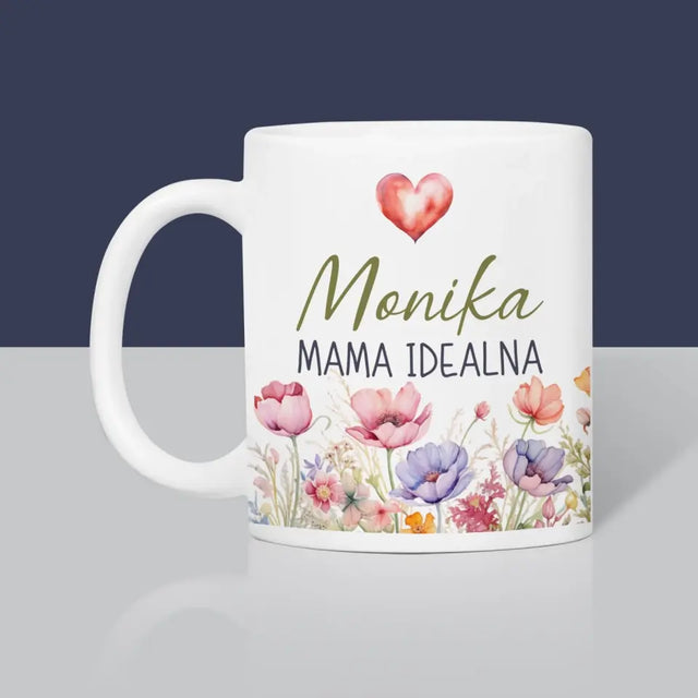Monogram: Mama Idealna - Kubek z Nadrukiem