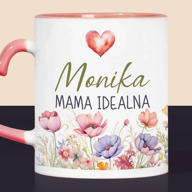 Monogram: Mama Idealna - Kubek z Nadrukiem
