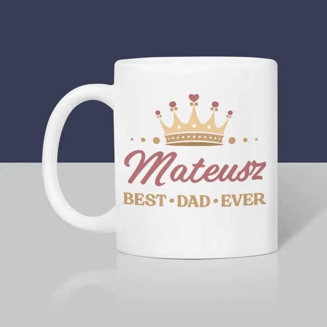 Monogram: Best Dad - Kubek z Nadrukiem