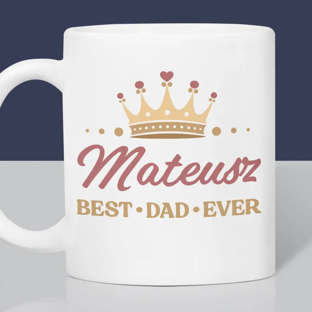 Monogram: Best Dad - Kubek z Nadrukiem
