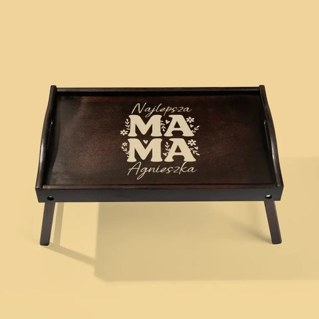 Monogram: Mama Listki - Taca Śniadaniowa