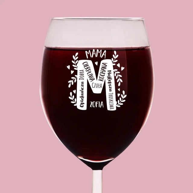 Monogram: Mama Cechy - Kieliszek Do Wina
