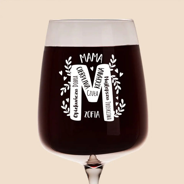 Monogram: Mama Cechy - Kieliszek Do Wina
