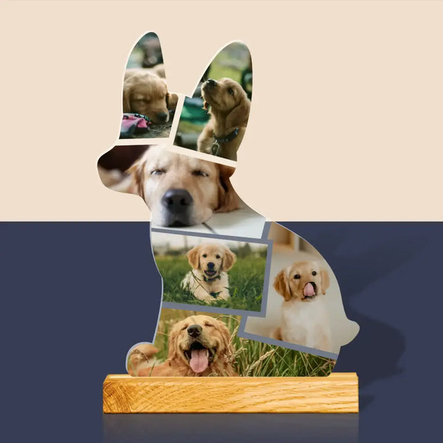 Kształt Ze Zdjęć: Pies - Szkło Akrylowe z Nadrukiem