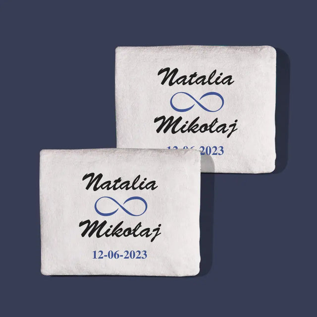 Monogram: Imiona Nieskończoność - Zestaw Ręczników z Haftem