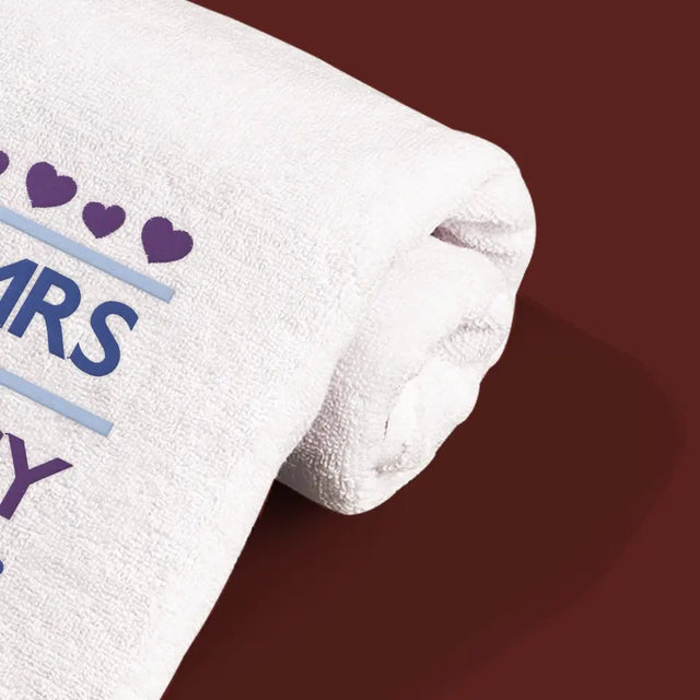 Monogram: Mr&Mrs - Zestaw Ręczników z Haftem