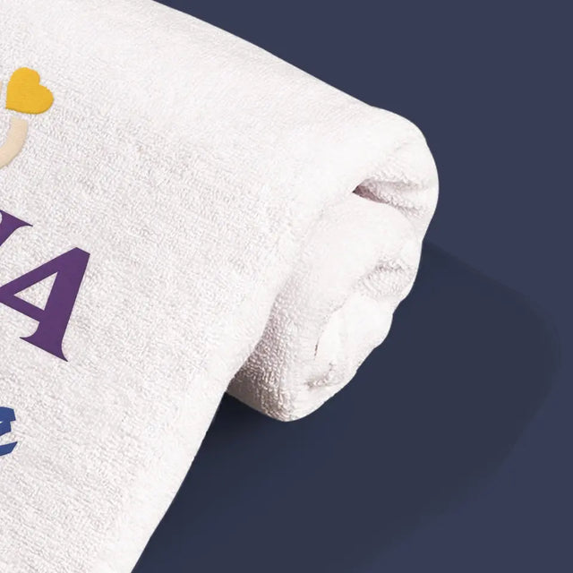 Monogram: Mąż i Żona - Zestaw Ręczników z Haftem