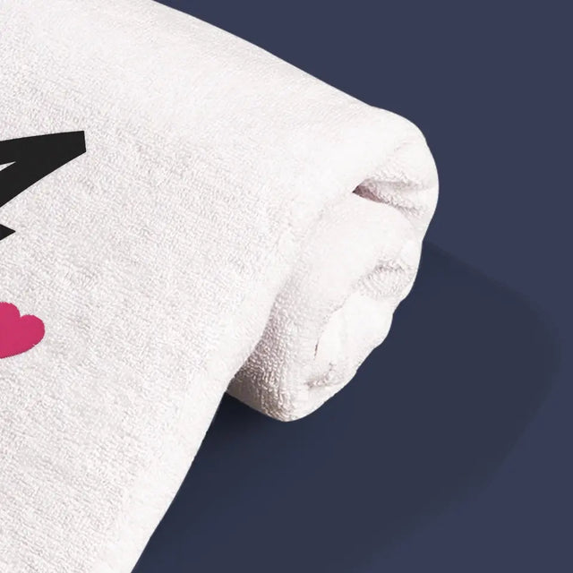 Monogram: Inicjały z Imieniem - Zestaw Ręczników z Haftem