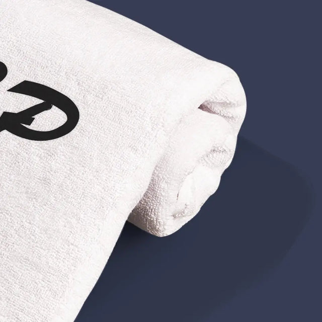 Monogram: Inicjały Serca - Zestaw Ręczników z Haftem