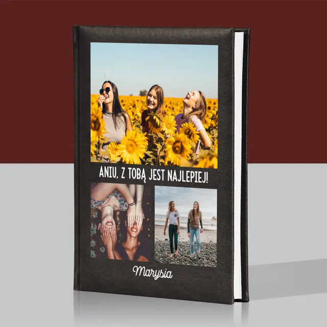 Fotokolaż: Najlepsze Przyjaciółki - Planer Książkowy z Nadrukiem