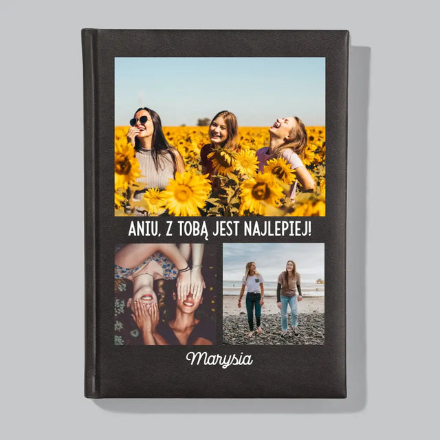 Fotokolaż: Najlepsze Przyjaciółki - Planer Książkowy z Nadrukiem