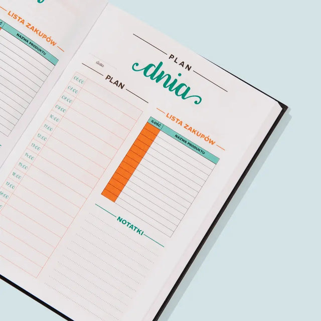 Fotokolaż: Pięknego Dnia - Planer Książkowy z Nadrukiem