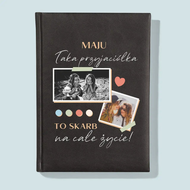 Fotokolaż: Przyjaciółka Skarb - Planer Książkowy z Nadrukiem
